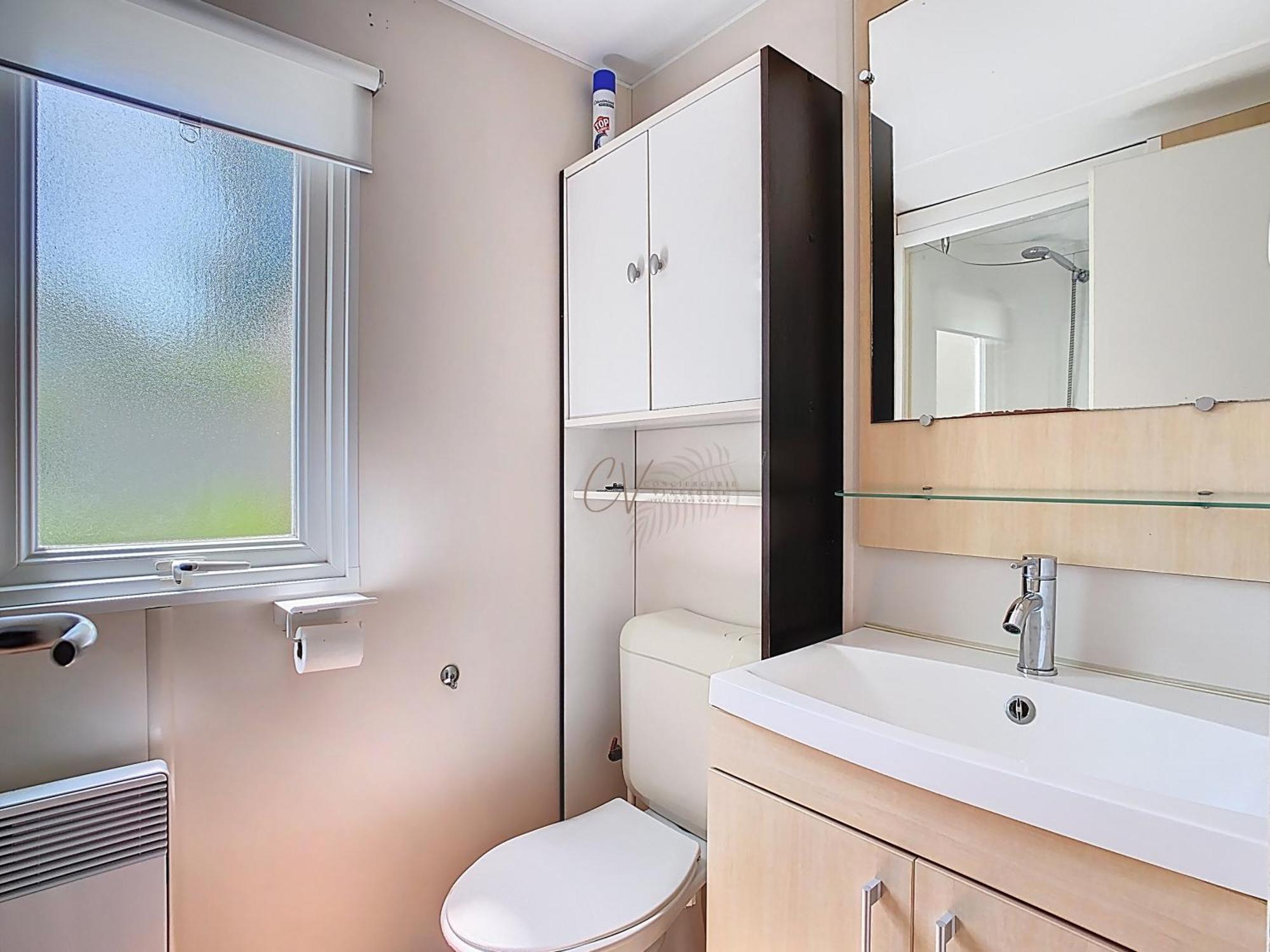 Grand Mobil Home 3Chbr 2Sdb Camping La Carabasse Vias Eksteriør billede